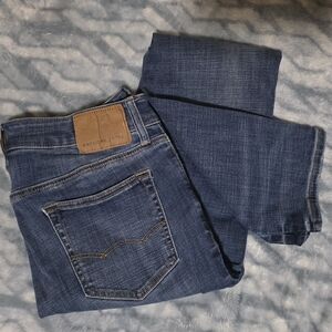 American Eagle Outfitters Men’s Dark Blue Bootcut Jeans